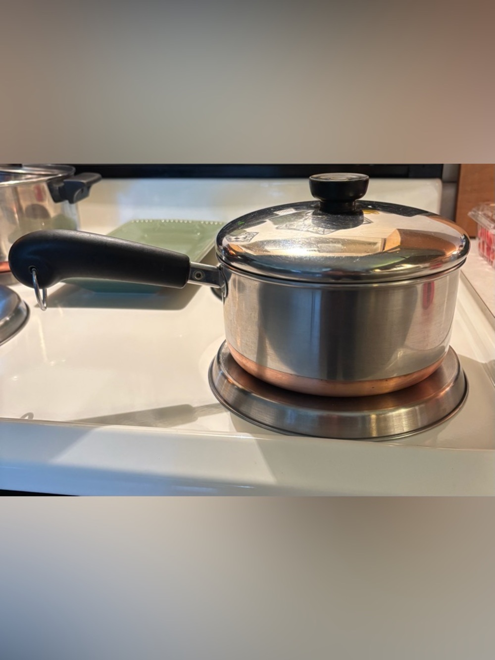 Revere Ware 2qt. Sauce Pot w Lid vintage